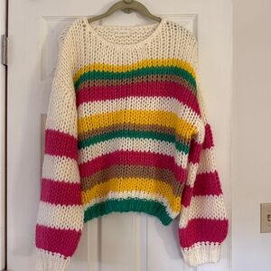 By Together Multicolor Striped Sweater